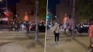 Gal Gadot-Organised Hamas Attack Screening in LA Turns Violent After Fight Erupts Between Pro-Palestine Protestors and Attendees (Watch Video)
