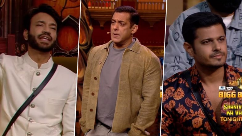 Bigg Boss 17 Weekend Ka Vaar: Salman Khan Reprimands Vicky Jain and Neil Bhatt for Violating the Show's Contract (Watch Promo Video)