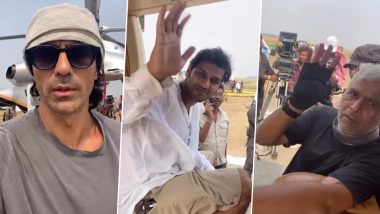 Crakk: Arjun Rampal Wraps Up Filming, Shares BTS Glimpses with Vidyut Jammwal and Crew, Pens Heartfelt Note on Insta! (Watch Video)