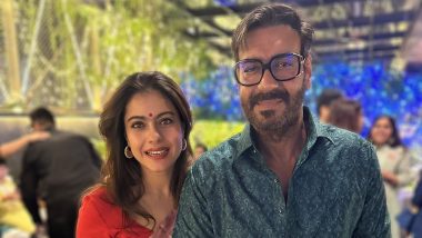 Ajay Devgn Shares Photo With Kajol 'by Popular Demand' Amid Diwali Celebrations in Traditional Attire (View Pic)