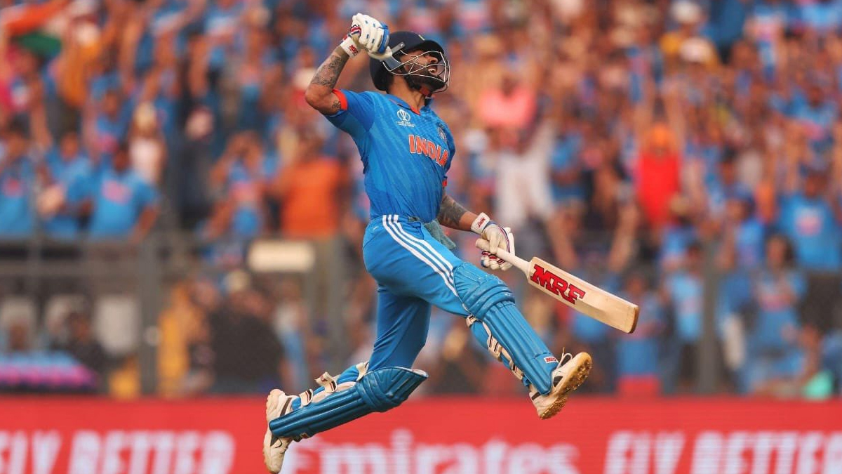 Agency News Ind Vs Nz Icc Cwc 2023 Virat Kohli Overtakes Sachin Tendulkar To Register Most 50