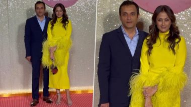 Jio World Plaza Event: Gayatri Joshi-Vikas Oberoi Pose Together As the Couple Makes Their First Public Appearance After Italy Car Crash Incident (Watch Video)