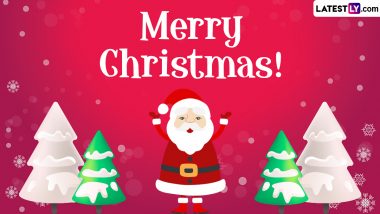 Christmas 2023 Wishes in Advance: Share Merry Christmas WhatsApp Stickers, Christmas Tree Images, HD Wallpapers, Quotes, Pics & Greetings With Loved Ones