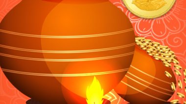 Happy Dhanteras 2023 Greetings, Wishes and Images for First Day of Diwali