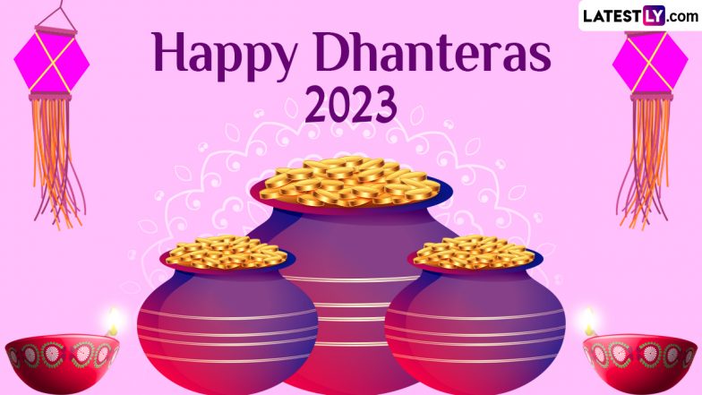 Dhanteras 2023 Wishes, Greetings and Images: WhatsApp Stickers ...