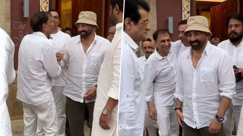 ‘Maiyyat Hai Ya Party?’ Netizens Criticise Sunny Deol for Laughing at Raj Kumar Kohli’s Prayer Meet (Watch Video)