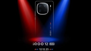 iQOO 12, iQOO 12 Pro: New Leaked Specifications, Features and Other Details Ahead of November 7 Launch in China