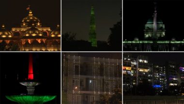 Diwali 2023: From India Gate and Kartavya Path to Safdarjung Development Area, Delhi Illuminates as National Capital Welcomes Deepavali with Radiance (Watch Videos)