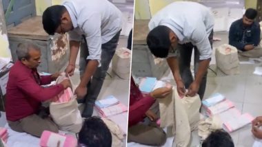 Madhya Pradesh Assembly Elections 2023: Congress Accuses Balaghat Poll Officer of Opening Postal Ballots Ahead of Counting (Watch Video)