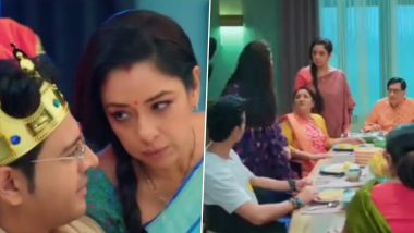 Anupamaa November 22, 2023 Written Update: Anu Thanks Anuj for Bringing Baa-Bapuji at Kapadia Mansion, Lashes Out at Pakhi for Disrespecting Them