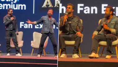 Ranbir Kapoor and Bobby Deol Bring the House Down Dancing to 'Duniya Haseenon Ka Mela' During Animal Promotion Event (Watch Video)