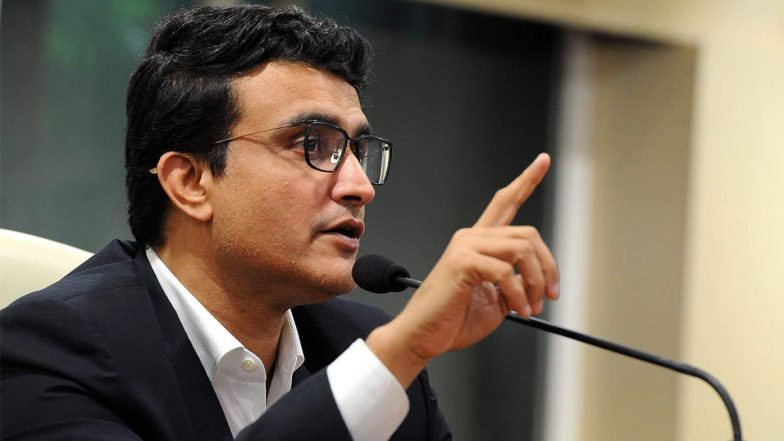 Sourav Ganguly Touches Down in Ahmedabad Ahead of India vs Australia ICC Cricket World Cup 2023 Final; Mahendra Singh Dhoni Likely To Attend Match