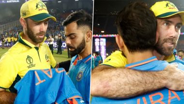 Virat Kohli Gifts Glenn Maxwell His Jersey After Australia’s ICC Cricket World Cup 2023 Final Triumph