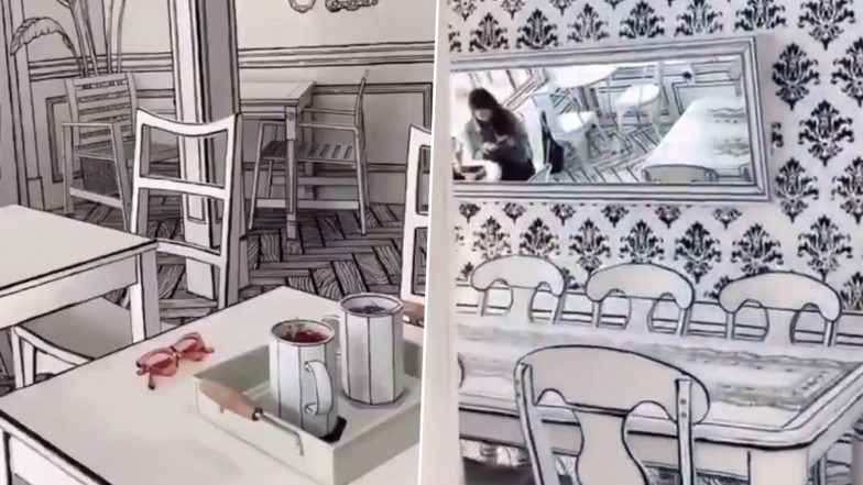 This Unique Monochrome Cafe in Seoul Will Literally Transport You to Comic Book Realm (Watch Video)