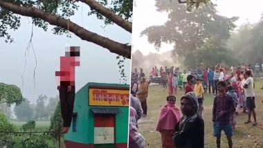 West Bengal Shocker: Body of Missing BJP Leader Subhadeep Mishra Found Hanging from Tree in Bankura; Disturbing Video Surfaces