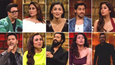 Koffee With Karan Season 8: Kareena-Alia, Sidharth-Janhvi-Varun, Rani-Kajol, Vicky Kaushal – Fresh Lineup of Guests To Spill Their Secrets (Watch Video)