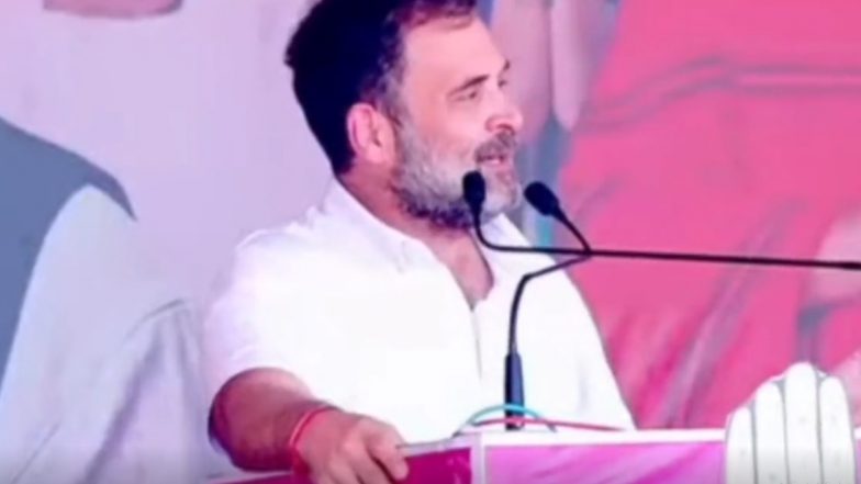 Rahul Gandhi Calls PM Narendra Modi 'Panauti' After India Loses ICC Cricket World Cup 2023 (Watch Video)