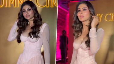 Mouni Roy Nails the Fashion Game in a Gorgeous Pastel Pink Corseted Mini Dress – See Pics