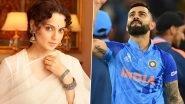 Kangana Ranaut Praises Virat Kohli for Breaking Sachin Tendulkar&rsquo;s Record With 50th ODI Century in World Cup Semifinal