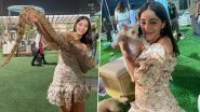 Ananya Panday Poses With Snakes and Puppies, Reveals Them As Her &lsquo;Favourites&rsquo; (See Photos)