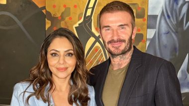 After Shah Rukh Khan, Wife Gauri Khan Posts a Lovely Pic With David Beckham; Thanks Sonam Kapoor for Making It Happen!