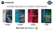 Business News | Motorola Offers Massive Discounts on Its Smartphones During the Flipkart Big Diwali Sale, Including the Recently Launched Edge 40 Neo and Moto G54 5G