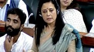 India News | Apple Hacking Row: Mahua Moitra Writes to Lok Sabha Speaker, Alleges Attack on Fundamental Rights
