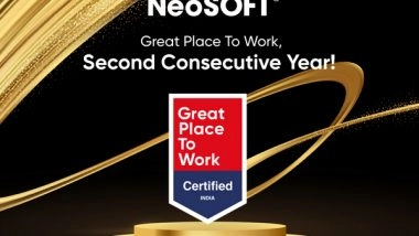 Business News | NeoSOFT Earns Second Consecutive 'Great Place to Work' Certification