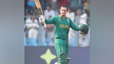Sports News | Quinton De Kock Smashes Records with His Ton, First South African Player to Score 500 Runs in a World Cup Edition