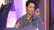 Sports News | From First Visit to Wankhede as Fan to Taking Gavaskar's Dressing Room Seat, Sachin Spills It All at His Statue Unveiling