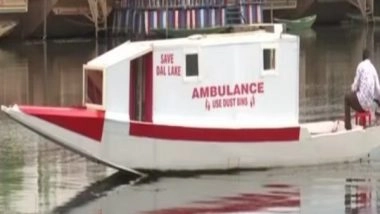 India News | J-K: Ambulance Boat 