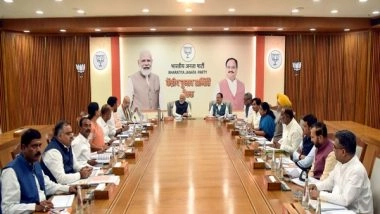 India News | BJP CEC Meet to Finalise Candidates for Rajasthan, Telangana Polls Concludes; Party Likely to Release Its List Today