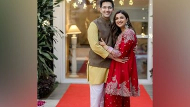 Entertainment News | Parineeti Chopra Shares Glimpses of Her First Karwa Chauth Celebration with Raghav Chadha