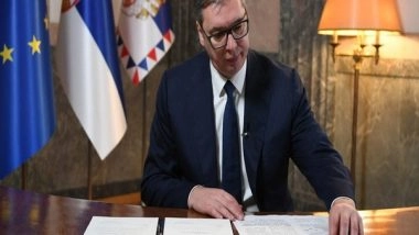 World News | Serbia's President Aleksandar Vuvic Dissolves Parliament, Calls for Early Polls