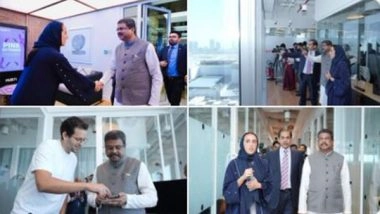 Business News | Dharmendra Pradhan Visits Hub71, a Global Tech Startup Ecosystem in Abu Dhabi