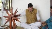 India News | Gujarat: Uttarakhand CM Dhami Pays Visit to Gandhi Ashram in Ahmedabad