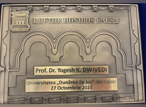 Business News | Distinguished Professor at Symbiosis International (Deemed University) Honored with Doctor Honoris Causa by University of Galati, Romania
