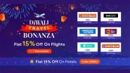 Business News | Ixigo Announces Diwali Travel Bonanza Sale: Exclusive Discounts on Flights and Hotels Starting 1st November
