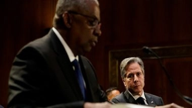 World News | US Defence Secy, Blinken Urge Joint Passage of Israel, Ukraine Funding; Cite National Security Threat