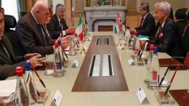 World News | Jaishankar Meets Italian Defence Minister, Discusses Defence, Security Partnership