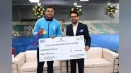 Sports News | Sports Minister Anurag Thakur Presents Cash Awards to Para-athletes for Remarkable Performance in Asian Para Games