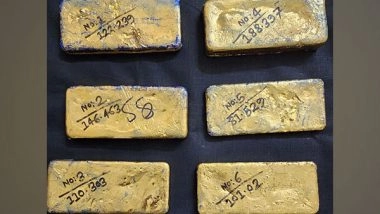 India News | DRI Busts Another Gold Smuggling Syndicate; 5 Held, 13.7 Kg Gold Seized
