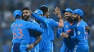 Sports News | CWC 2023: 'Miyan Magic' Combined with Shami's Lethal Spell Powers India to Semi-final After 302-run Victory Against Sri Lanka