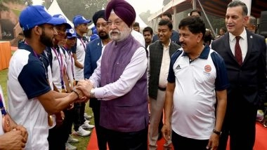 Sports News | Union Minister Hardeep Puri Congratulates Para-athletes for Their Stellar Performance in Asian Para Games