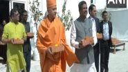 World News | Union Minister Dharmendra Pradhan Visits BAPS Hindu Mandir in Abu Dhabi