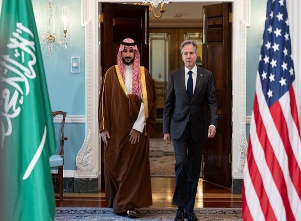 World News | US State Secretary Antony Blinken Meets Saudi Minister of Defence, Reaffirms Strategic Partnership