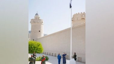 World News | UAE President Sheikh Mohamed Bin Zayed Hails UAE's Unity and Loyalty at Flag Day Ceremony in Abu Dhabi
