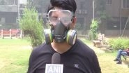 India News | BJP's Shehzad Poonawala Dons Gas Mask, Claims Smog Tower in Delhi Non-functional