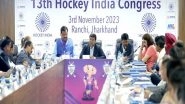Sports News | Hockey India Convenes 13th Congress; Announces Significant Initiatives