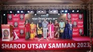 Business News | Winners Announced for the 6th Edition of Sharod Utsav Samman - Global Awards Celebrating Durga Puja